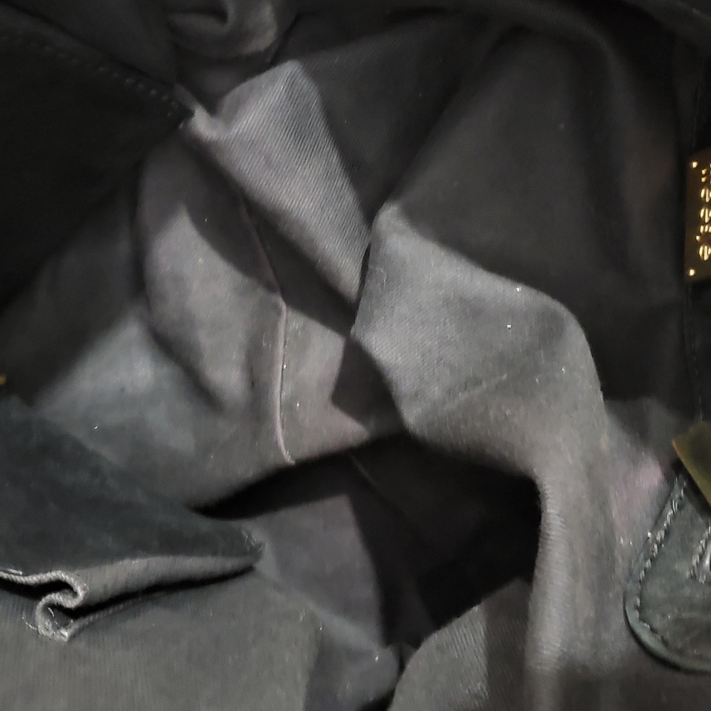 Black leather hobo bag - Picture 12 of 12